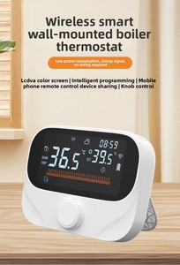 Thermostat intelligent WiFi moderne MEIBA, compatible Alexa et Google <span class=keywords><strong>Nest</strong></span>, programmable, garantie 2 ans, 110-230V, pour appartement, chauffage au sol électrique - Product Image 2