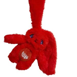 DIDLE Figura <span class=keywords><strong>de</strong></span> Animal Song Yiqi Solo, Muñeco <span class=keywords><strong>de</strong></span> Conejo Rojo, Colgante para Bolso, Llavero <span class=keywords><strong>de</strong></span> Peluche, Conejito Relleno <span class=keywords><strong>de</strong></span> Algodón PP, 15cm - Product Image 6