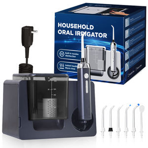 เครื่องฉีด<span class=keywords><strong>น้ำ</strong></span>ทำความสะอาดช่อง<span class=keywords><strong>ปาก</strong></span>แบบตั้งโต๊ะสำหรับใช้ในบ้าน พร้อมหัวฉีดปรับได้ 3 รูปแบบ และฟังก์ชั่นทำความร้อน - Product Image 1