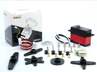 Servo Feetech HLS3612M de 7.4V y 15kg.cm con control de torque TTL, doble eje, fuerza constante y bus serie para mano robótica/dexter.