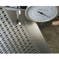 Tôle perforée en acier inoxydable de 0,5 mm et 3 mm avec services de soudage et de pliage