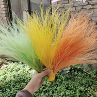 Bunga Alami Impor yang Diawetkan Dipadukan dengan Rumput Bulu Impian Berwarna-warni Lembut Sempurna untuk Dekorasi Rumah, Jendela Toko, Hotel.
