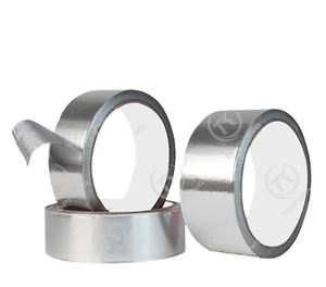 Havc เทปอลูมิเนียมฟอยล์สีดำมันวาวสีขาวสีทองสีแดงสีน้ำเงินสีน้ำตาลเทปกาวเสริมไฟเบอร์กลาสผ้าอลูมิเนียมฟอยล์ - Product Image 1