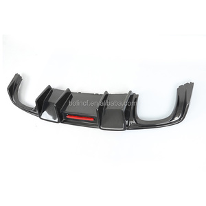 <span class=keywords><strong>K</strong></span> Style fibre de carbone voiture pare-chocs arrière lèvre Bodykit diffuseur becquet pour Audi A3 SLINE/S3 2014-2016 berline Version - Product Image 3
