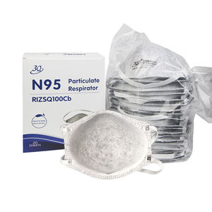 3Q Sanqi 100Cb <span class=keywords><strong>N95</strong></span> NIOSH-zertifizierter <span class=keywords><strong>Carbon</strong></span> <span class=keywords><strong>N95</strong></span> Atemschutz maske Gesichts maske Aktivkohle filter Geruch Industrieller Staubs chutz - Product Image 3