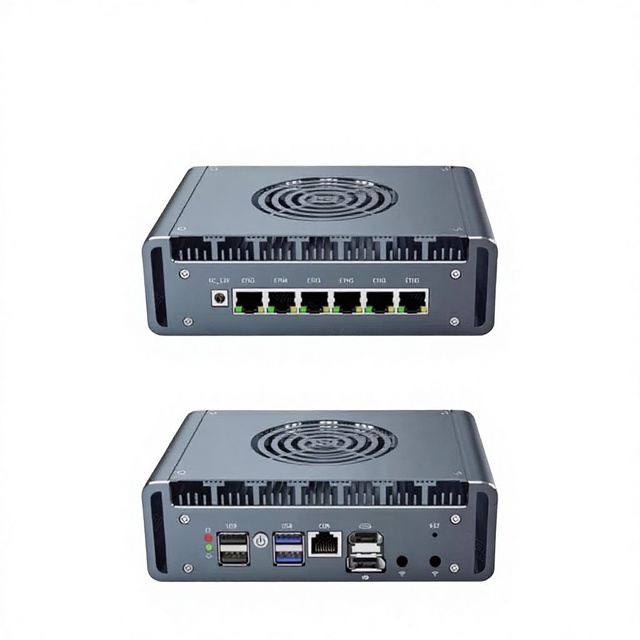 Firewall Mini PC 6xi226 2.5G Lan Core I7 13620H HD DP Win11/Linux DDR5 4G Opnsense Home Office Enterprise Industrial