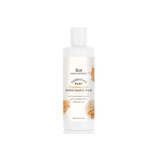 Bañera de burbujas purificante y relajante para niños con diseño de marca personalizada, con extracto de aloe vera, para todas las edades, fluido de baño para el cuidado de la piel del bebé. - Product Image 1