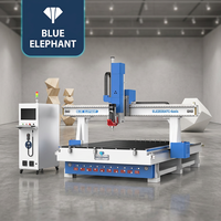 Routeur CNC industriel 1325 1530 2030 ATC 4 axes, machine de sculpture sur bois 3D avec broche ATC 9 kW pour la fabrication de portes en bois massif