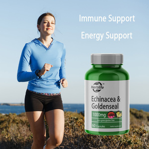 Capsules d'échinacée et de goldenseal biologiques OEM/ODM - Complément alimentaire à base de plantes, soutien immunitaire, végétalien, biologique - Product Image 4