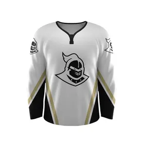 Drop shipping в наличии нет MOQ, полностью сублимированная футболка вратарского размера для хоккейной команды для Лиги
