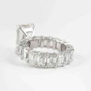 Classic Moissanite <b>Ring</b> 925 <b>Silver</b> <b>Statement</b> <b>Ring</b> Elegant Durable Design for Engagement Gift Party Wear and Daily Use - Product Image 3