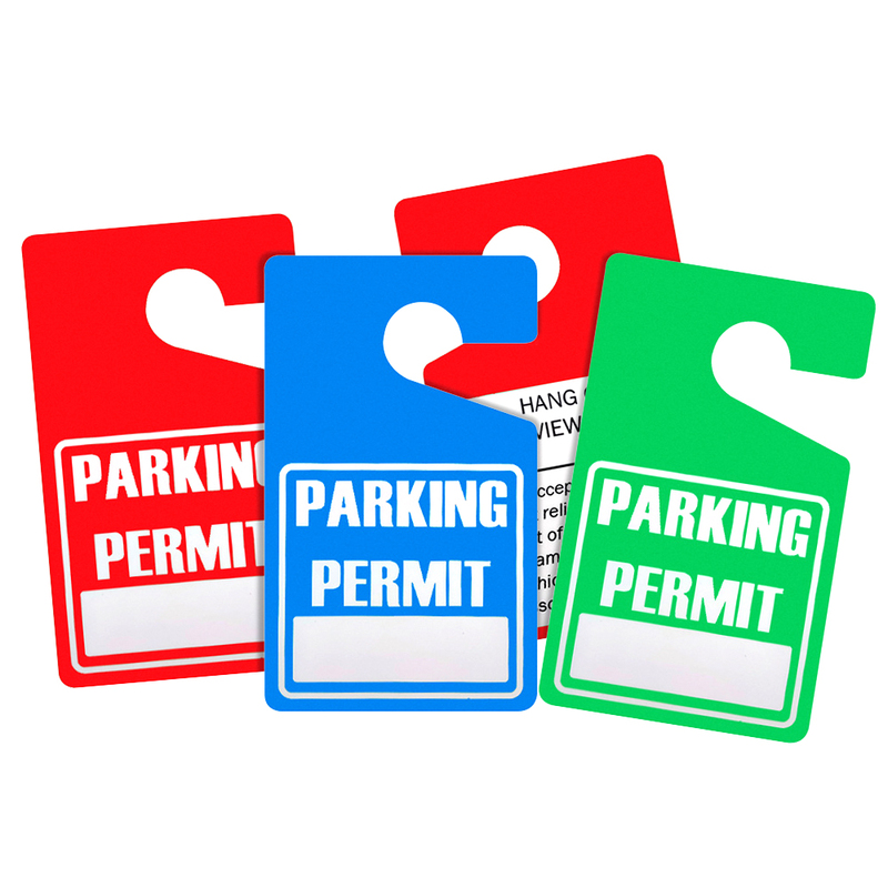 Custom Car Park Red Green Blue