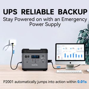 Solar Power Supply Fast Charging Generator 2400W 2500W Powerstation EU Portable Station P2001E PLUS 2400w Power Station P2001E P - Product Image 6