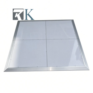 Plancher de danse portable pour fêtes, mariages et événements avec plateforme en contreplaqué et bordure en aluminium - Product Image 1