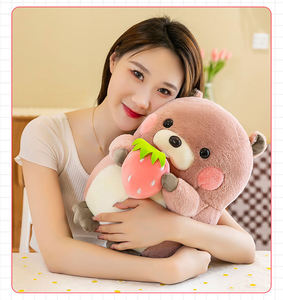 Nouveau jouet en peluche marmotte de dessin animé peluches au coucher poupée apaisante pour enfants Juguetes De Peluche Muneca - Product Image 5
