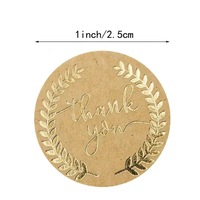 Étiquettes imperméables en PVC pour scellage de produits, étiquette autocollante de remerciement avec Logo «stiker» imprimé personnalisé pour emballage privé