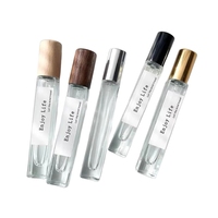 Flacons de parfum vides rechargeables miniatures de 10 ml, carrés, en verre, pour échantillons