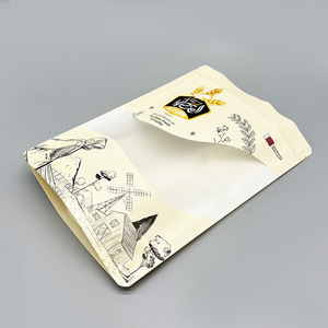 Tùy chỉnh in tái sử dụng niêm phong túi đứng rõ ràng cửa sổ Dây Kéo Túi Kẹo Snack Nut bao bì thực phẩm nhựa nhôm lá Túi - Product Image 2