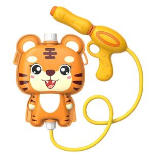 ปืนฉีดน้ำของเล่นพลาสติกบลาสเตอร์ความจุสูงกระเป๋าเป้สะพายหลังแบบดึงใหม่การสร้างแบบจำลองการ์ตูนของขวัญโรงเรียนอนุบาลฤดูร้อนชายหาดสาด - Product Image 1