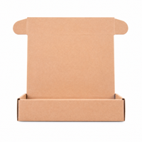Papierbox Kraft Wellpappe Tuck-Top Versandkarton Gestanzte Faltbare Versandbox Recycelbar für Parfüm Hautpflege Kosmetikverpackungen