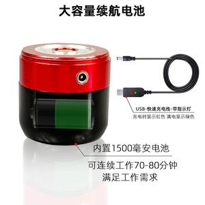 Handheld Airbrush Rechargeable <b>Electric</b> Air Pump <b>Kit</b> Gravity Feed Adjustable Speed Artwork Model Painting USB Powered Portable - Product Image 5
