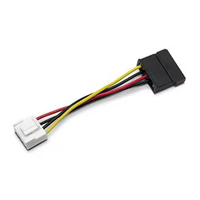 Para SATA hembra a IDE Molex 4Pin hembra HDD extensión potencia para escritorio IDE a para convertidor SATA para disco duro SATA HDD SSD
