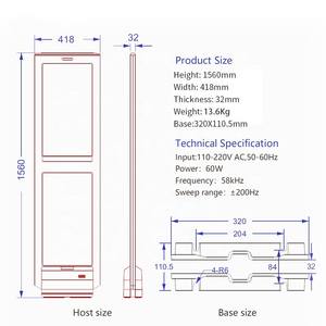 Effective Anti Theft <b>Security</b> System with 58KHz EAS AM Systems with Sound and Light Alarm for Supermarkets and Retail - Product Image 2