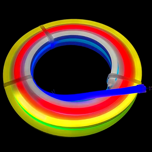 IP67 <span class=keywords><strong>DMX</strong></span> 512 <span class=keywords><strong>RGB</strong></span> Neon <span class=keywords><strong>LED</strong></span> ánh sáng dây màu duy nhất cho bên trang trí nội thất màu đỏ 24V đầu vào cho cảnh quan Silicone quảng cáo - Product Image 6