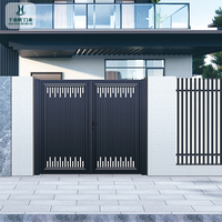 Porte de Sécurité Moderne en Alliage d'Aluminium Antivol pour Villa, Clôture de Jardin, Entrée Durable et Élégante, Porte de Patio Sûre