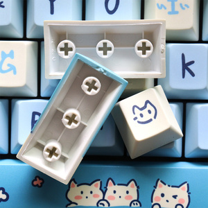 Dễ Thương Màu Xanh Mèo Keycaps PBT 130 Phím 6.25U Spacebar Dye-Sub Cherry Hồ Sơ Keycaps Cho 61/87/104/108 MX Chuyển Đổi Bàn Phím Cơ Khí - Product Image 6