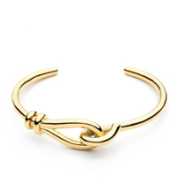 Bracelet jonc ouvert en cuivre doré personnalisé avec nom pour femme, ensemble de bijoux tendance avec boîtes cadeaux classiques pour le dropshipping