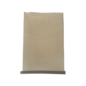 आंतरिक पेपर-प्लास्टिक समग्र वैयक्तिकृत मुद्रण के साथ अनुकूलित 25 किलो क्राफ्ट पेपर गाढ़ा बुना बैग जलरोधक