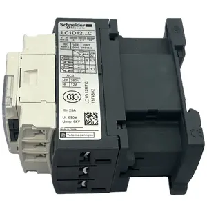 3 contactor de CA de tres polos telemecanique 12A AC220V/380V contactores eléctricos generales