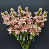 Bunga Tuberose Sutra Buatan LO-992 High-End 87cm, Tangkai Bunga Palsu untuk Dekorasi Ruang Tamu, Lantai, Rumah, dan Hotel