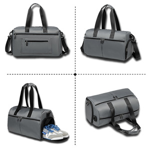 Sac de sport Oxford étanche pour voyage, yoga, séparation sec/humide, sac de gym, sac de voyage court, compartiment à chaussures - Product Image 3