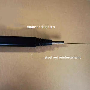 אתים מרובע מפלסטיק ירוק ללא ניצוצות, קל משקל, עם ידית פיברגלס, למכירה בסיטונאות - Product Image 4