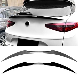 Pour Alfa Romeo Stelvio 2017+ Kit Carrosserie Aileron de Coffre Arrière Aile Arrière Spoiler Arrière Accessoires Auto - Product Image 2