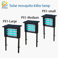 Lampe anti-moustiques solaire rechargeable avec détection optique intelligente et économie d'énergie pour le contrôle des nuisibles