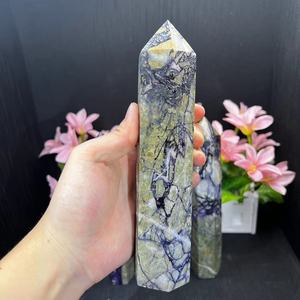 Groothandel Groot Formaat Natuurlijk Paars Fluoriet Worteltoren Kristalpunt Voor Decoratie - Product Image 3