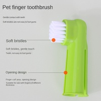Brosse à dents en silicone pour animaux de compagnie, à poils doux, pour le nettoyage des dents des chiens et des chats, manchon de doigt pour le soin des gencives, toilettage des animaux