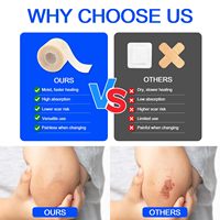 YOJO Pansement Hydrocolloïde en Rouleau Médical Auto-adhésif pour Patchs Anti-acné et Pansements pour Ampoules, Taille Personnalisée OEM