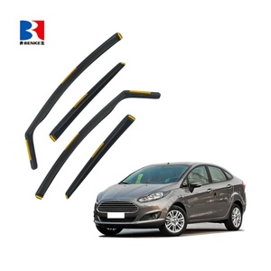 Déflecteurs de vitres IN-CHANNEL pour FORD FIESTA MK6 2008-2017 – Pare-pluie et pare-soleil à coller - Product Image 1