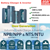 Mean Well konverter dc/dc, pengisi daya baterai adaptor Driver LED rel din catu daya 24v ke 12v MEANWELL Inverter 110V ke 220v