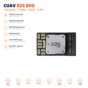 Nuevo Controlador de Vuelo de Código Abierto CUAV Pixhawk V6X V2, Piloto Automático Compatible con Firmware PX4 APM para Multirrotor, Ala Fija, VTOL - Product Image 1
