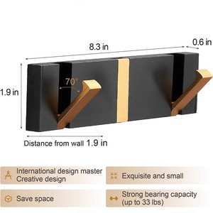 <span class=keywords><strong>Appendiabiti</strong></span> da bagno da parete con ganci da doccia <span class=keywords><strong>adesivi</strong></span> <span class=keywords><strong>appendiabiti</strong></span> da parete decorativi - Product Image 2