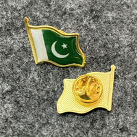 Pins de Solapa con Bandera Nacional Mundial, Pequeñas Insignias Metálicas con Cierre de Mariposa para Uniforme y Mochila