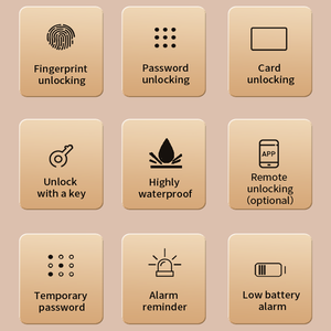 Tuya ứng dụng thông minh hai mặt cử<span class=keywords><strong>a</strong></span> gỗ không thấm nước RFID/IC thẻ vân tay mở khó<span class=keywords><strong>a</strong></span> wifi-đám mây Hợp kim nhôm sân khó<span class=keywords><strong>a</strong></span> - Product Image 2