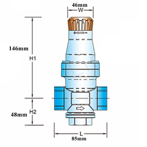 GD30/30S нержавеющая сталь ручной силовой прямой совместимый действующий паровой редукционный клапан - Product Image 4