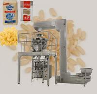 Automatische multifunctionele machine voor het verticaal verpakken van bananenchips, aardappelchips, noten, gedroogd fruit en korrels, met een multihead weegsysteem
