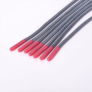 Cordon de serrage rond personnalisé de haute qualité pour vêtements, 100% polyester enduit imperméable pour chemisier - Product Image 2